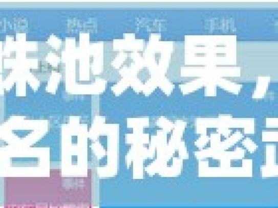 谷歌蜘蛛池效果，提升网站排名的秘密武器？