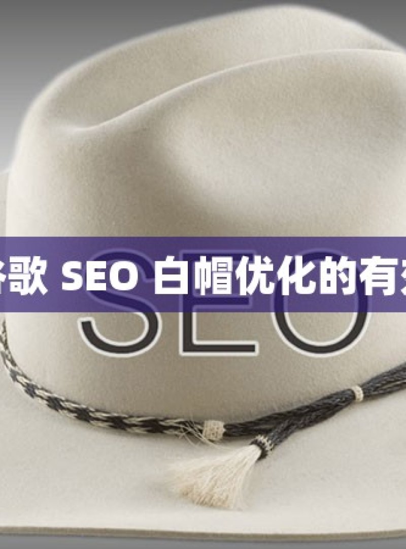 探索谷歌 SEO 白帽优化的有效策略