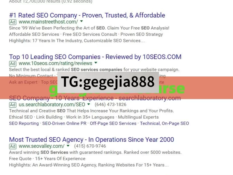 google seo course