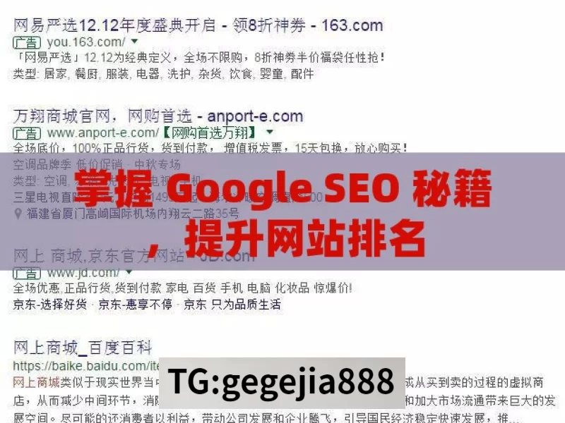 掌握 Google SEO 秘籍，提升网站排名