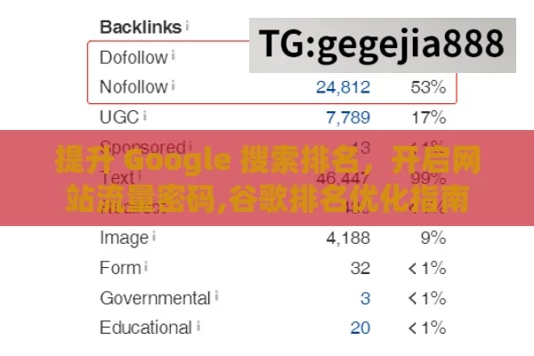 提升 Google 搜索排名，开启网站流量密码,谷歌排名优化指南