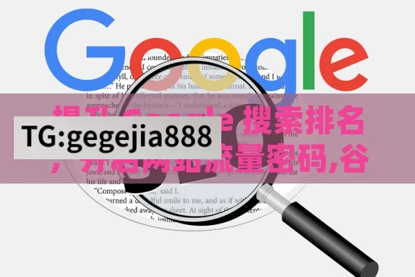 提升 Google 搜索排名，开启网站流量密码,谷歌排名优化指南