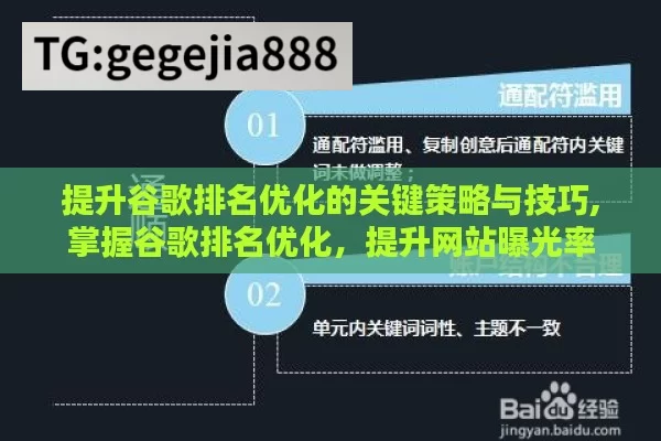 提升谷歌排名优化的关键策略与技巧,掌握谷歌排名优化，提升网站曝光率