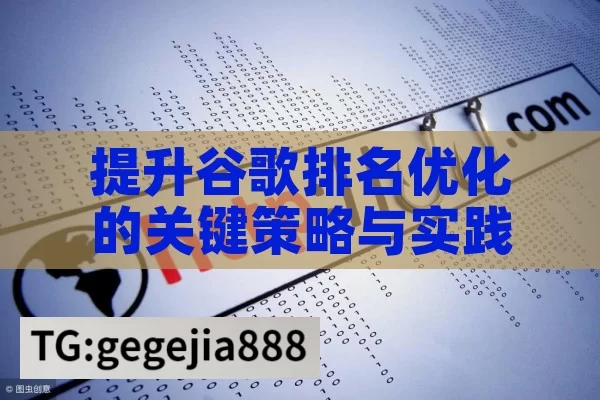 提升谷歌排名优化的关键策略与实践,谷歌排名优化